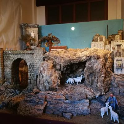 TEMPS DE BETLEMS, ARBRES: BETLEM DE LA PARRÒQUIA DE GATA, A LA CASA ABADIA