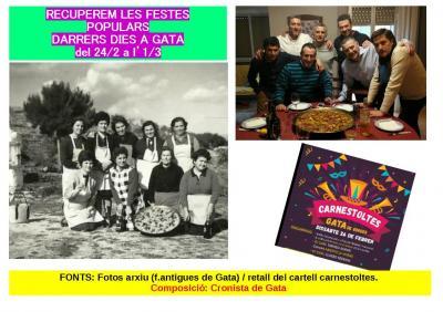 RECUPEREM I REVINDIQUEM ELS NOSTRES COSTUMS: DE HUI 24/2 AL DIMARTS 1/3, DARRERS DIES A GATA
