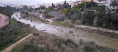 GATA: ENCARA BAIXA EL RIU AMB FORÇA (7:40 matí, 18/3)