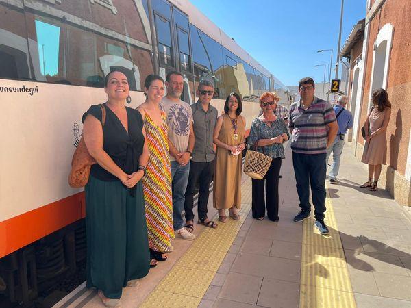 HISTÒRIC: DESPRÉS DE QUASI 6 ANYS, LA REANUDACIÓ DEL TREN DE TEULADA A GATA ÉS JA UNA REALITAT. HUI DIMECRES 13-7-2022