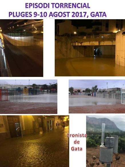 RECORDANT: A GATA FA 5 ANYS (9 AGOST 2017), PLUGES TORRENCIALS. QUINA DIFERÈNCIA!!