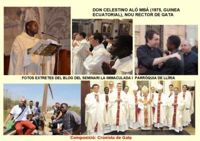 EL RECTOR DON CELESTINO ALÓ MBÁ S'INCORPORARÀ A LA PARRÒQUIA A LA TARDOR. L'actual rector de Gata, Don Juan Antonio Navarro Tarín, es destinat a la parroquial de Sant Bertomeu de Xàbia