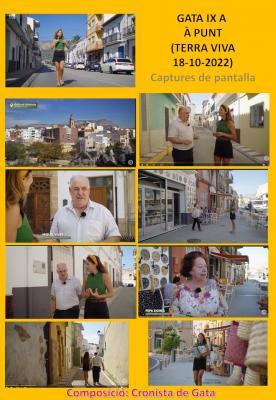 HUI DIMARTS 18, GATA HA ESTAT PRESENT AL PROGRAMA TERRA VIVA DE À PUNT (Podeu veure'l a la seua pàgina web, https://www.apuntmedia.es/programes/terra-viva)