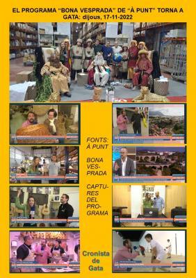 EL PROGRAMA BONA VESPRADA DE À PUNT TORNA A GATA: Tenda de canastes, fàbrica de barrets, poeta, carnesseria centenària, fàbrica de guitarres, músic digital, escola de pilotai com a colofó el MISTERI DELS REIS