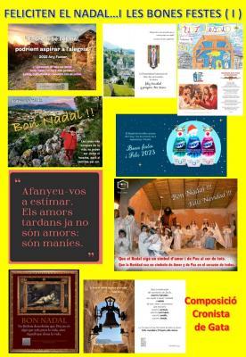 FELICITEN EL NADALI LES BONES FESTES: Ajuntament, parròquia de Xàbia, Asevi,