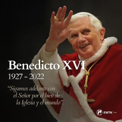 ENS DEIXA EL PAPA EMÈRIT BENEDICTE XVI, ALS 95 ANYS D'EDAT (D.E.P). Dol oficial a l'arxidiòcesi de València fins el 8 de gener, inclós