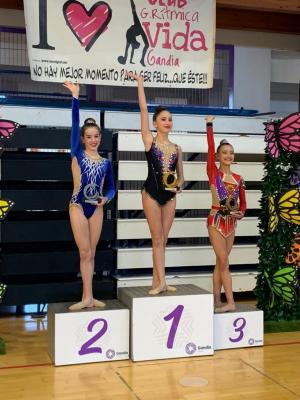 LA GIMNASTA GATERA CADET ELIA MENGUAL FERRER (Club Gimnasia Calp), SUBCAMPIONA AUTONÒMICA. Disputarà el nacional a Pamplona