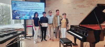 EL JOVE GUITARRISTA GATER SIRO GABRIEL GUANYA EL XII CONCURS INTERCENTRES EN LA MODALITAT DE SOLISTA A BENIDORM