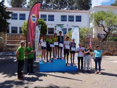 ADRIÁN IVARS IVARS I ROSA LARA FELIU, GUANYEN LA PROVA A GATA DEL CAMPIONAT AUTONÒMIC DE CARRERA VERTICAL, FEMECV 2023, SPRINT COMES-PILÓ. La gatera mundialista arriba la 11 de 36 atletes; la subcampiona, la també gatera Antonia Valero Signes