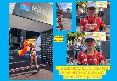 LA MUNDIALISTA GATERA ROSA LARA FELIU DEBUTA, FA UNA GRAN CARRERA, VA DE MENYS A MÉS, ÉS LA PRIMERA ESPANYOLA I ACABA 11ª DEL MÓN (Mundial carreres de muntanya, Innsbruck -Àustria)