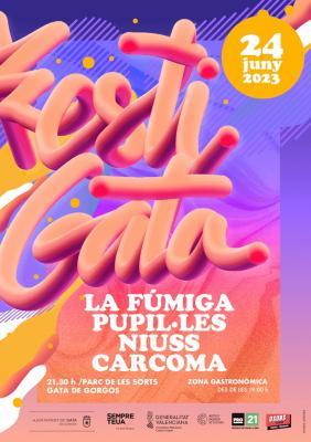 FESTIGATA, HUI AL PARC DE LES SORTS. LA FÚMIGA I PUPIL·LES, ACOMPANYATS DE CARCOMA I NIUSS