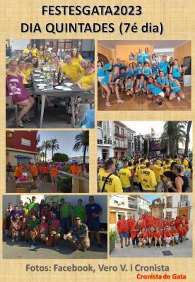 FESTESGATA2023: LES QUINTADES CELEBREN EL SEU DIA (7é dia)
