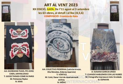 SEGUIM DE RUTA. ART AL VENT 2023 GATA. Obres, una a una i al lloc (4,5,6)