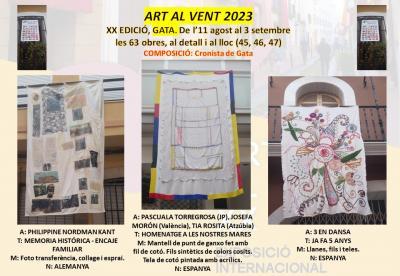 SEGUIM AMB LES MIRADES URBANES D'ART AL VENT. Última setmana, obres 45, 46 i 47