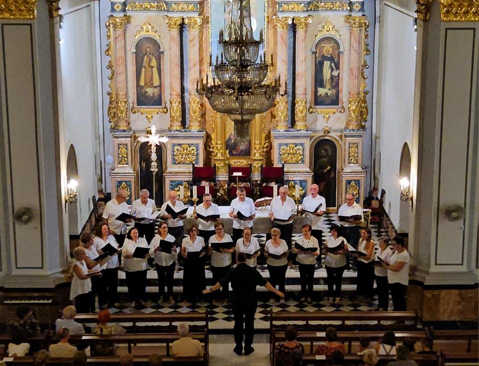 ELS DOS CONCERTS FINALS DE COMIAT DE ART AL VENT 2023 OMPLIN L'ESGLÉSIA. Cor Serrillàs i Orquestra de Corda CODA amb cor infantil ofereixen unes grans actuacions