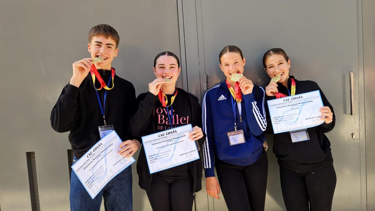 L'ESCOLA DE DANSA MUNICIPAL DE GATA TOCA EL CEL AL NACIONAL DE BURGOS. A octubre a per la fase europea a França