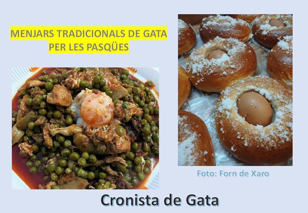 EL VEÏNAT DE GATA EXALTA LES MONES I EL BERENARET DE PASQUA EN ELS PRÒXIMS DIES. Diumenge pròxim es farà la XV festa del menjar típic