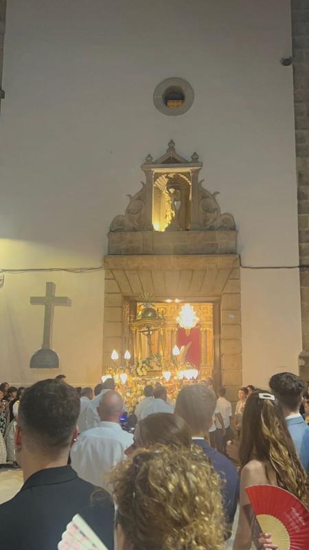 COMENCEN LES FESTES PATRONALS DE GATA. EL PATRÓ JA ESTÀ A L'ESGLÉSIA (Fotos M.P.) 