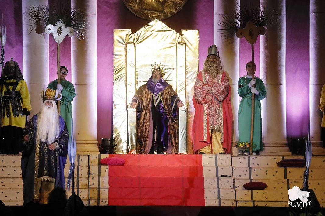 MISTERI DE REIS GATA 2025, 58 edició. Festa d'Interés Turístic Autonòmic. Espectacular posada en escena. Hora i mitja impressionant, Més de 2.000 persones (Foto Jaume FS, Blanquet)