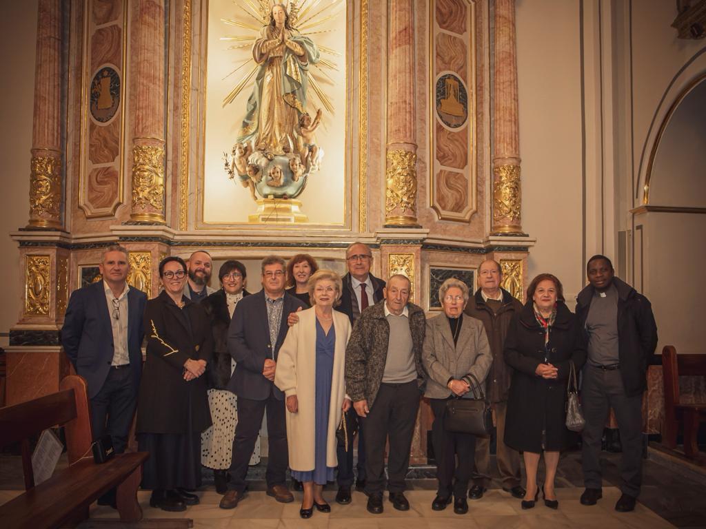 HUI, DIA DE LA IMMACULADA, CELEBRACIÓ DEL LES NOCES (BODAS) D'OR I ARGENT (PLATA), PARRÒQUIA DE GATA