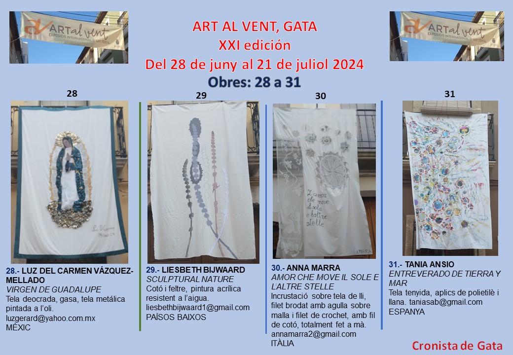 MIRADA URBANA DEL DIMARTS (1): ART AL VENT 2024. Teles 28 a 31